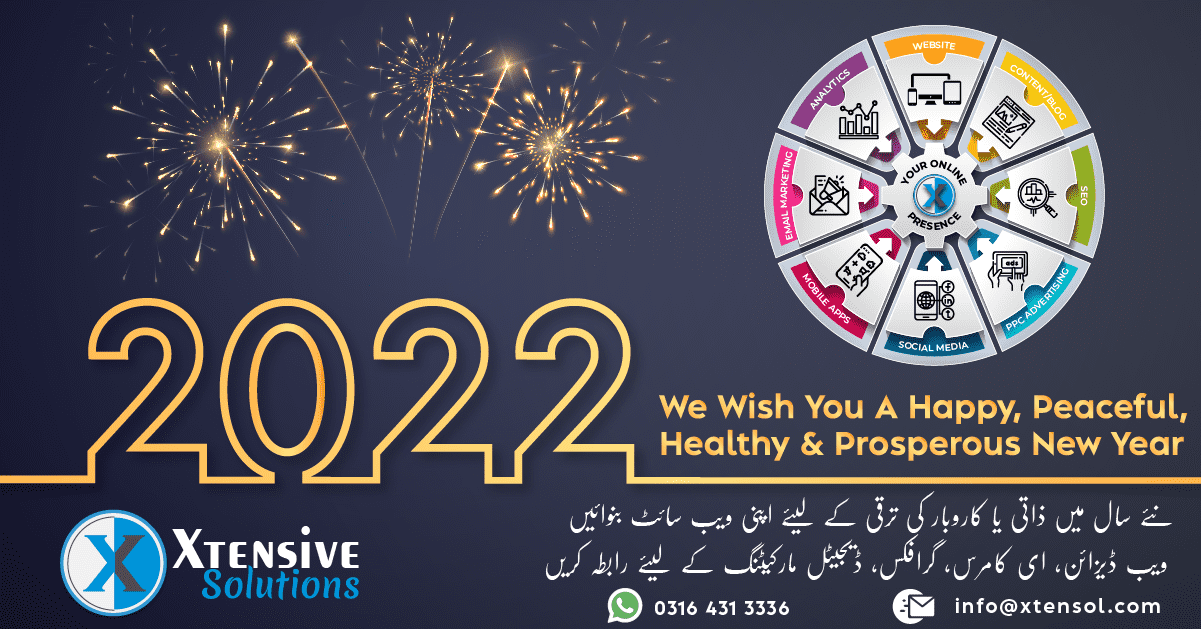 Happy New Year 2022 from raufnama.com and xtensol.com